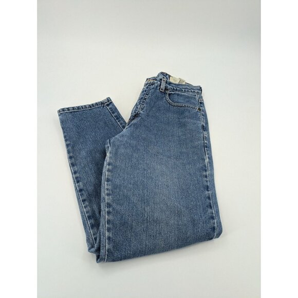 Eddie‎ Bauer High Rise Jeans Womens Size 6 Denim Blue Cotton Mom Vintage - Picture 1 of 7